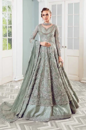 Maria B Couture Sea Green MC 805